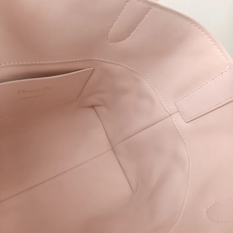 DIOR Top Handle Bag TOUJOURS Edition Pink Calfskin Small 18.5 × 12 × 18.5 cm — detail view 12 of 13