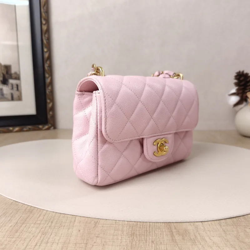 Chanel Crossbody Bag Edition mini Pink Grained Calfskin mini20 × 6 × 12 cm — cover view 2 of 12