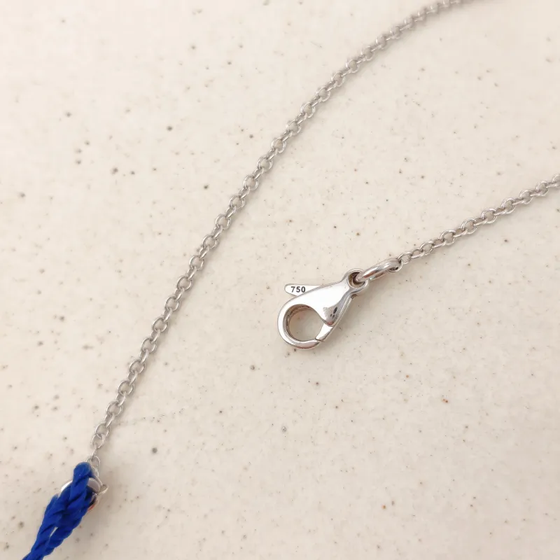 Chanel Necklace Plume Pavé Diamond Necklace White Gold Diamond18KW hite Gold One Size 40cm — cover view 9 of 10
