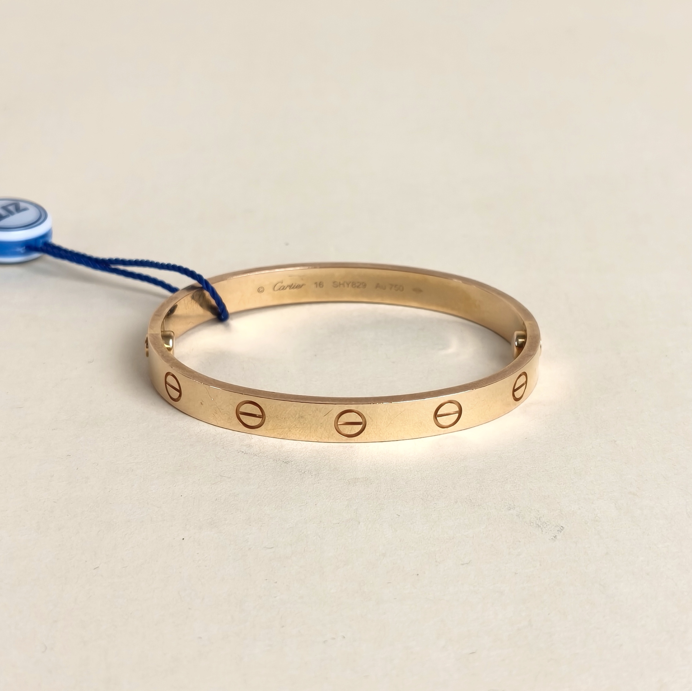CARTIER Bangle Love Rose Gold 18KR ose Gold Edition 6.1 16