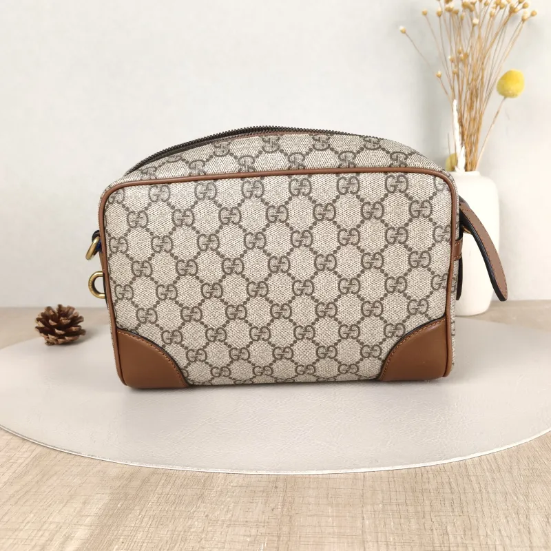 GUCCI Crossbody Bag GG Emblem Crossbody Bag Monogram PVC Small23 × 7 × 17 cm