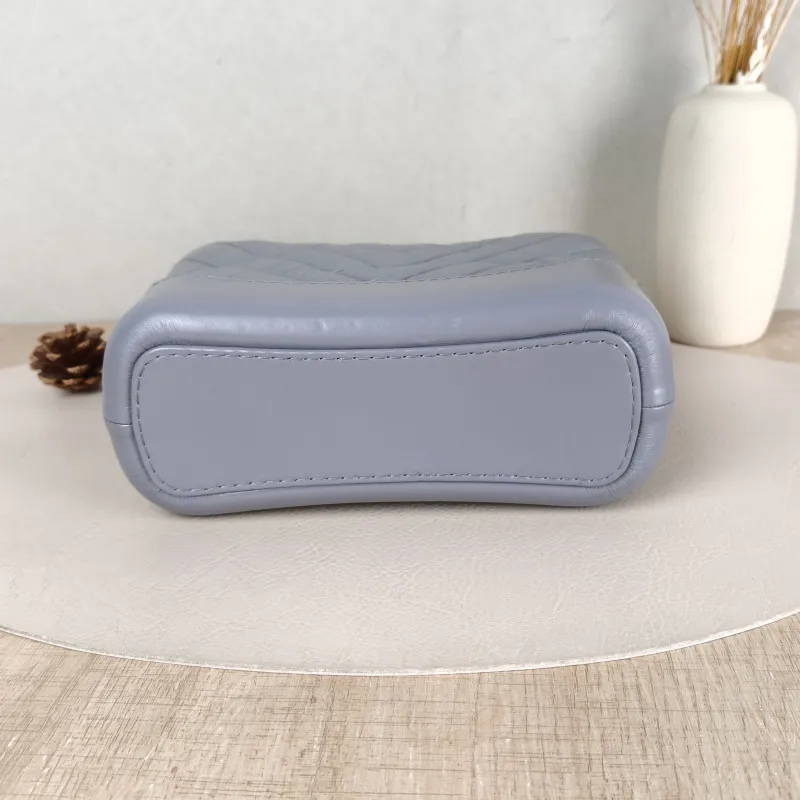 Chanel Crossbody Bag v Gabrielle Gabrielle Bag Grey Calfskin Small 20 × 8 × 15 cm 28 — cover view 5 of 5