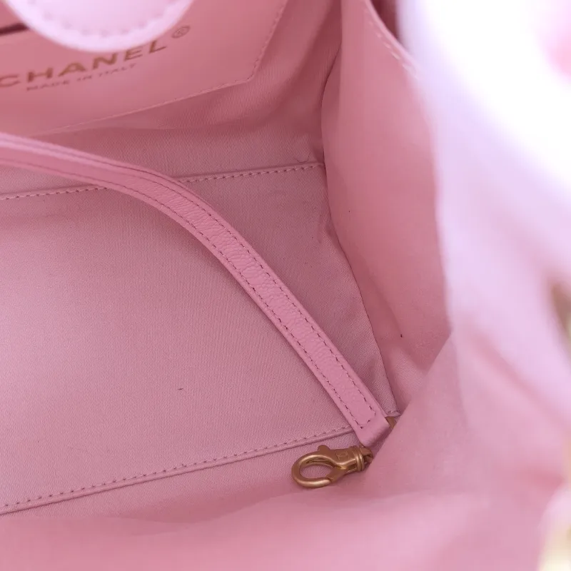 Chanel Backpack25bag Backpack Pink Grained Calfskin Medium23 × 14 × 23 cm — detail view 1 of 12