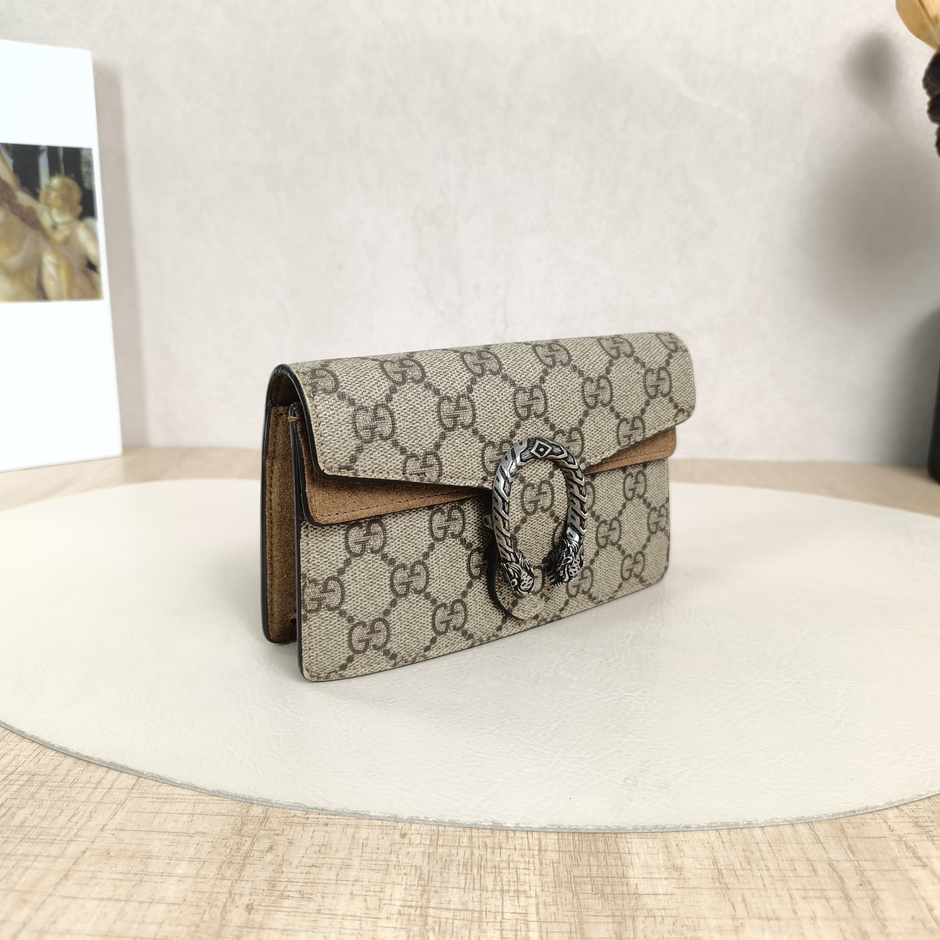 GUCCI Shoulder Bag Dionysus Monogram PV Cmini16.5 × 4 × 10 cm — cover view 3 of 5