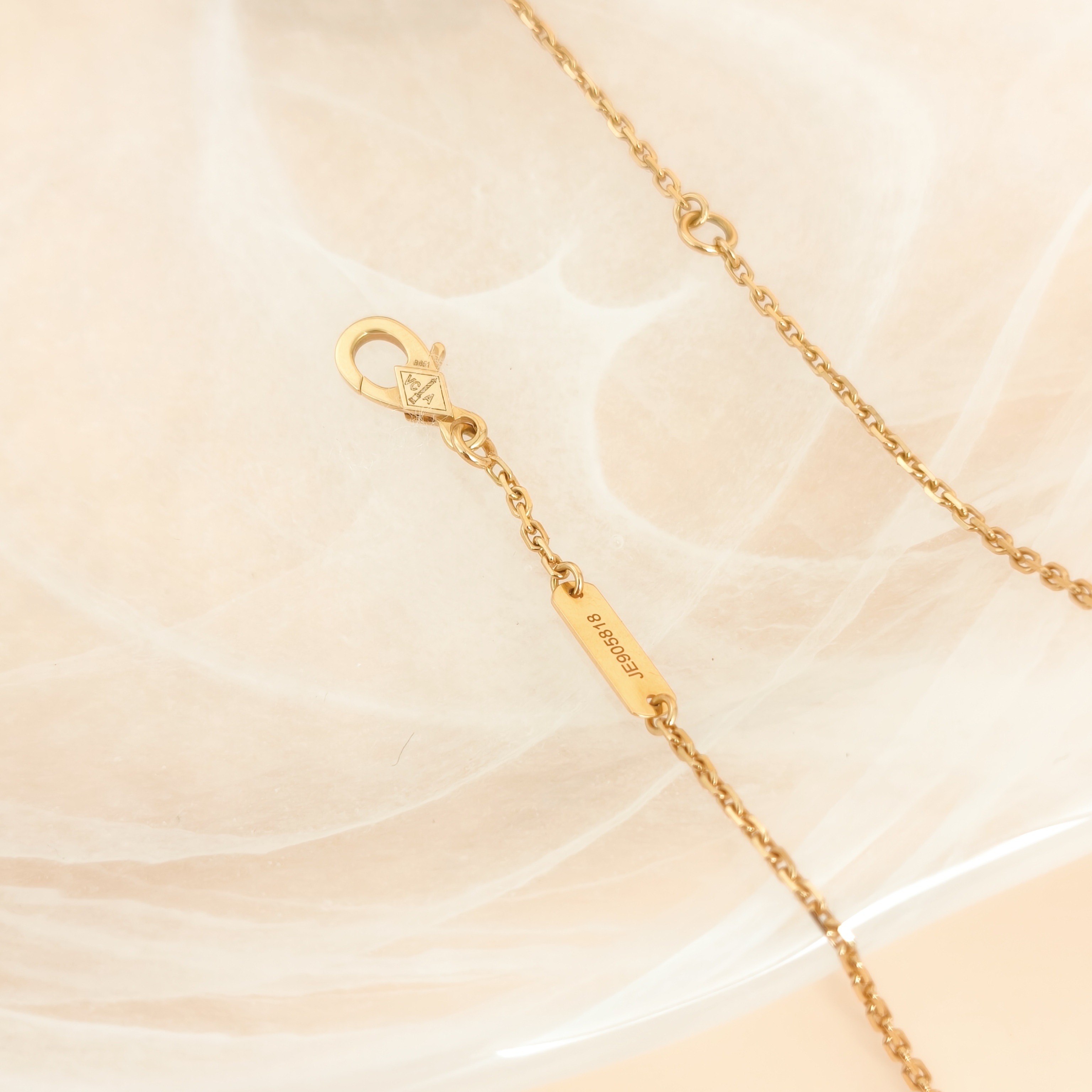 Van Cleef & Arpels Necklace Alhambra Alhambra Collection Necklace 18KY ellow Gold Vintage Small42cm โ cover view 7 of 8