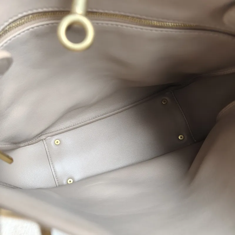 BALENCIAGA Crossbody Bag bel air hobo Shoulder Crossbody Bag Taupe Calfskin One Size 27 × 9 × 27 cm — detail view 9 of 12