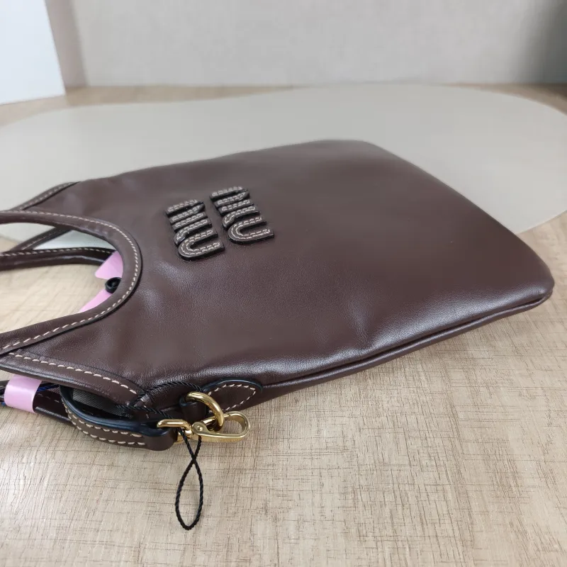 Miumiu Shoulder Bag IVY Tote Shopping Tote Calfskin Mini 20*24 — detail view 8 of 13
