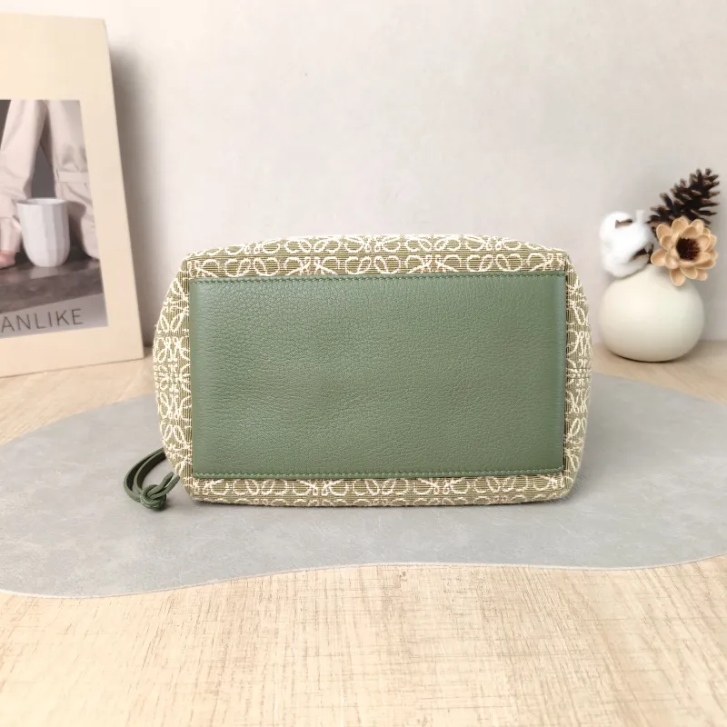 LOEWE Top Handle Bag cubi Vanity Case Bag Monogram Canvas Small 20 × 11 × 15 cm — cover view 4 of 5