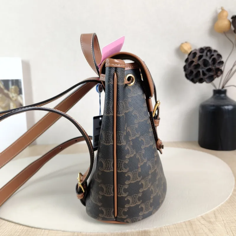 CELINE Backpack FOLCO Backpack Monogram PVC Mini 17 × 10 × 20 cm — detail view 5 of 14