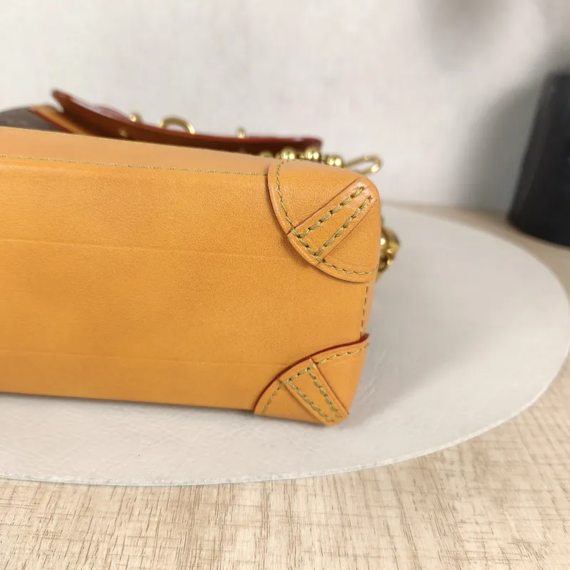 Louis Vuitton Crossbody Bag Steamer 15 Shoulder Bag Brown PVC · Calfskin One Size 16.5 × 8.5 × 20 cm — detail view 9 of 11