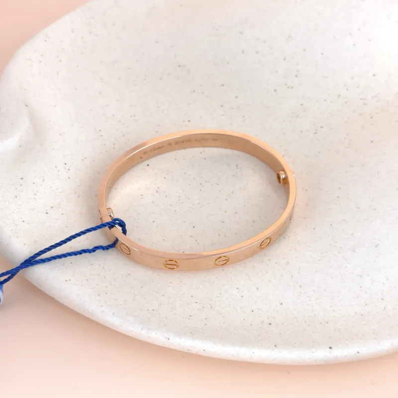 CARTIER Bangle Love Collection Bangle Rose Gold 18KR ose Gold Edition 16 — cover view 5 of 7