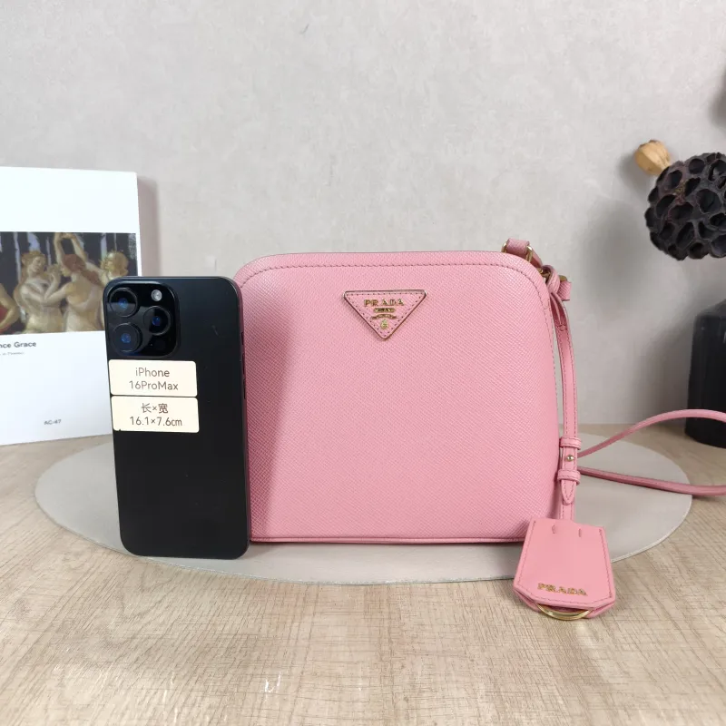PRADA Crossbody Bag Top Handle Crossbody Bag Calfskin One Size 21 × 10 × 17 cm — cover view 2 of 5