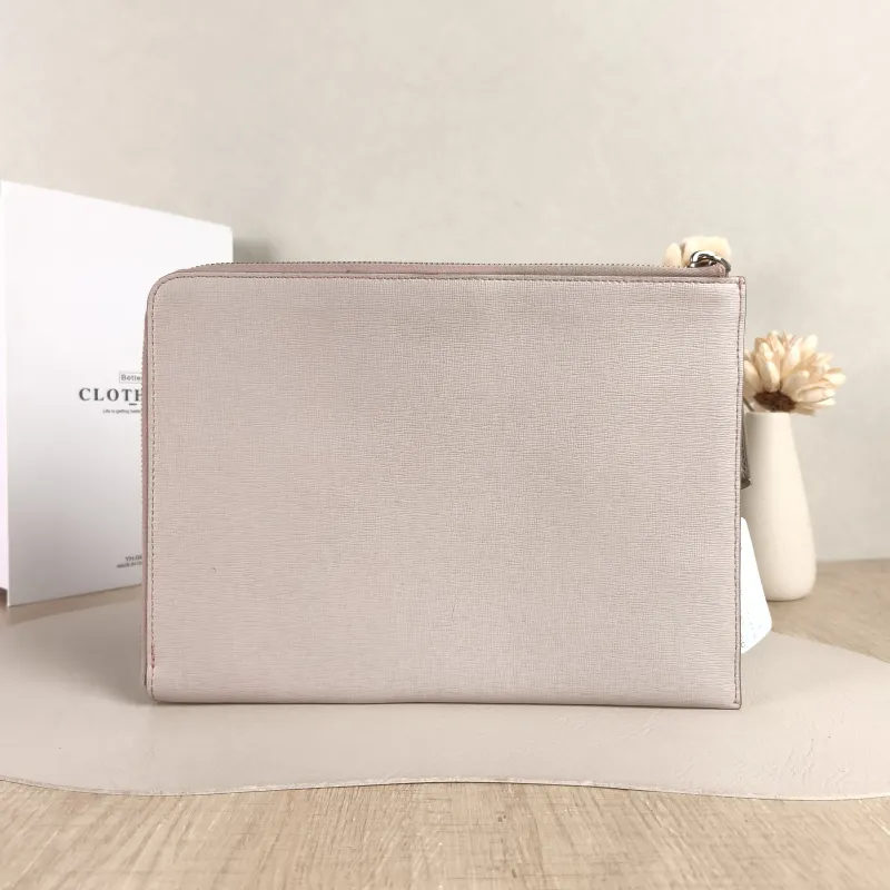 FENDI Clutch Clutch Colorblock Calfskin One Size 25.5*19 — cover view 2 of 4