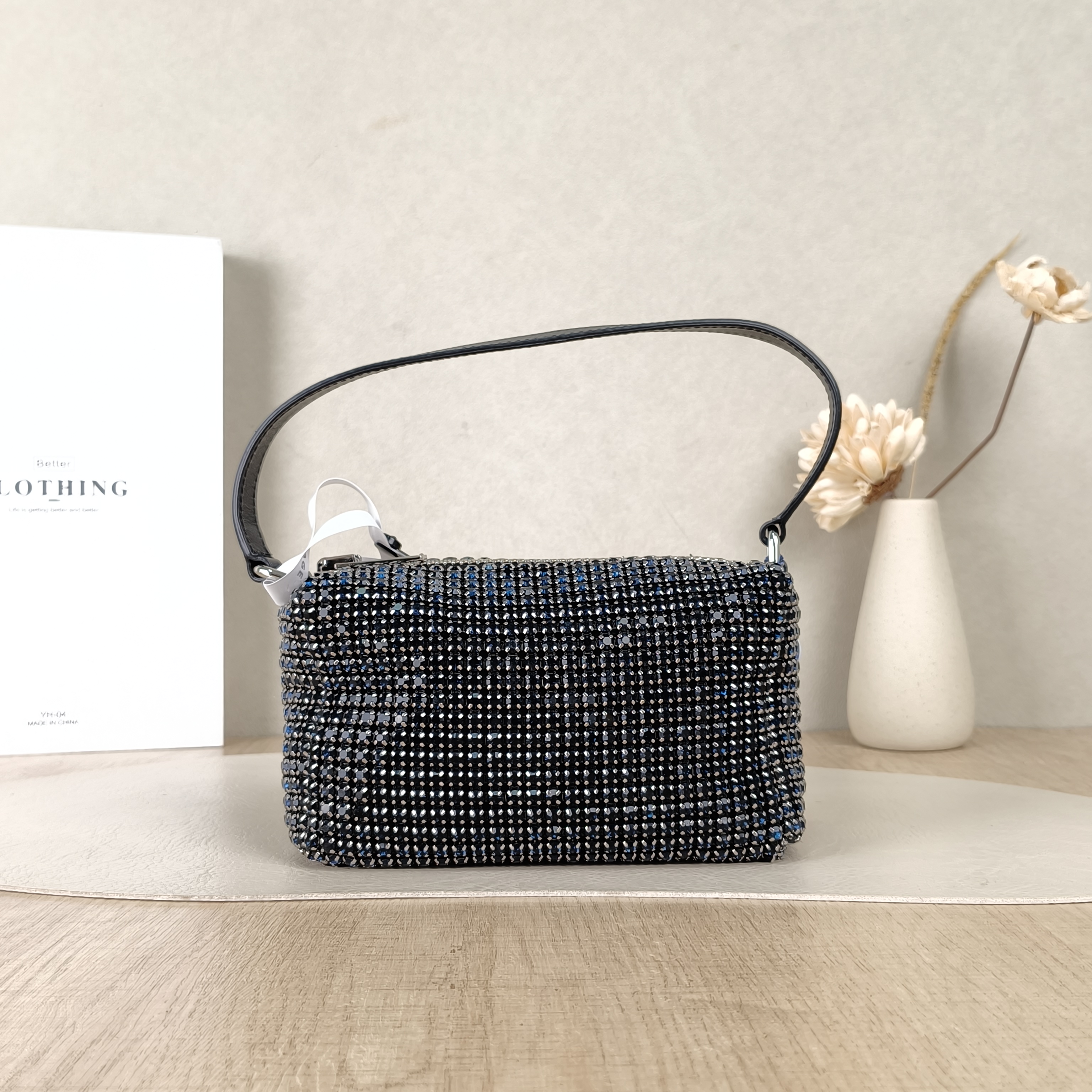 Alexander Wang Top Handle Bag HEIRESS Black ， Medium17 × 7 × 10 cm