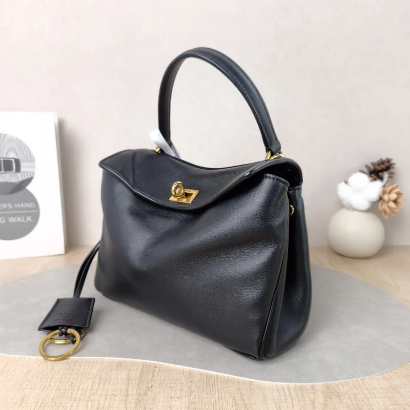 BALENCIAGA Crossbody Bag RODEO Black CC alfskinmini23 × 10 × 17 cm — cover view 3 of 5