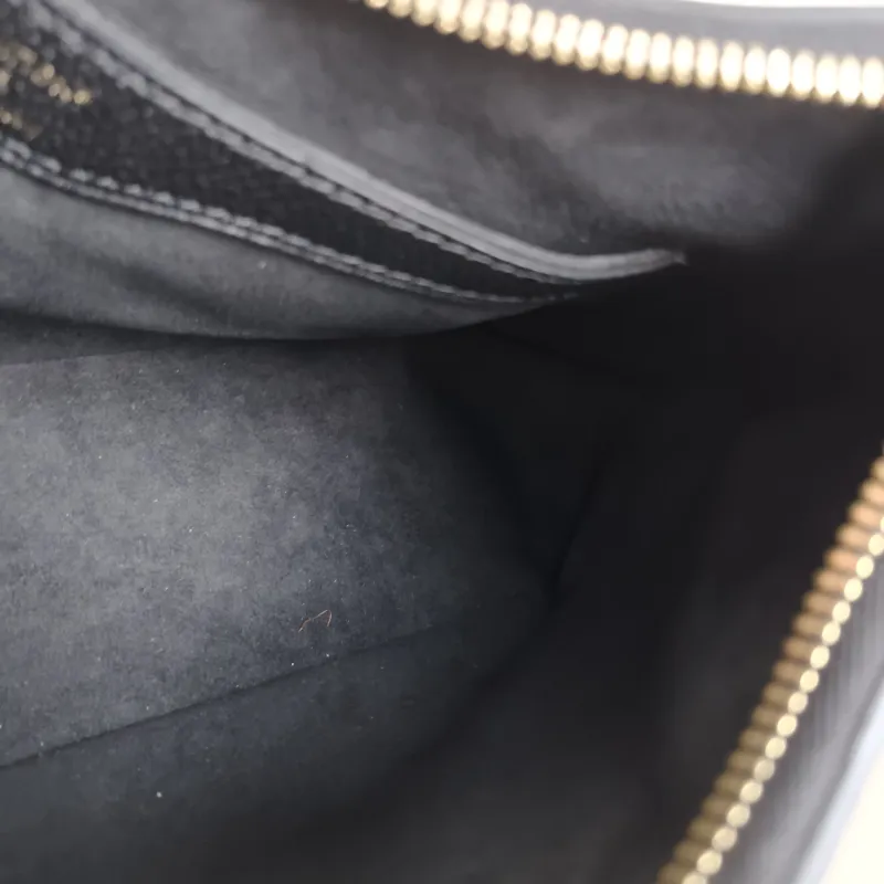 Louis Vuitton Crossbody Bag Boulogne Black Monogram Empreinte Embossed Calfskin Small 26 × 9.5 × 16 cm — detail view 1 of 9