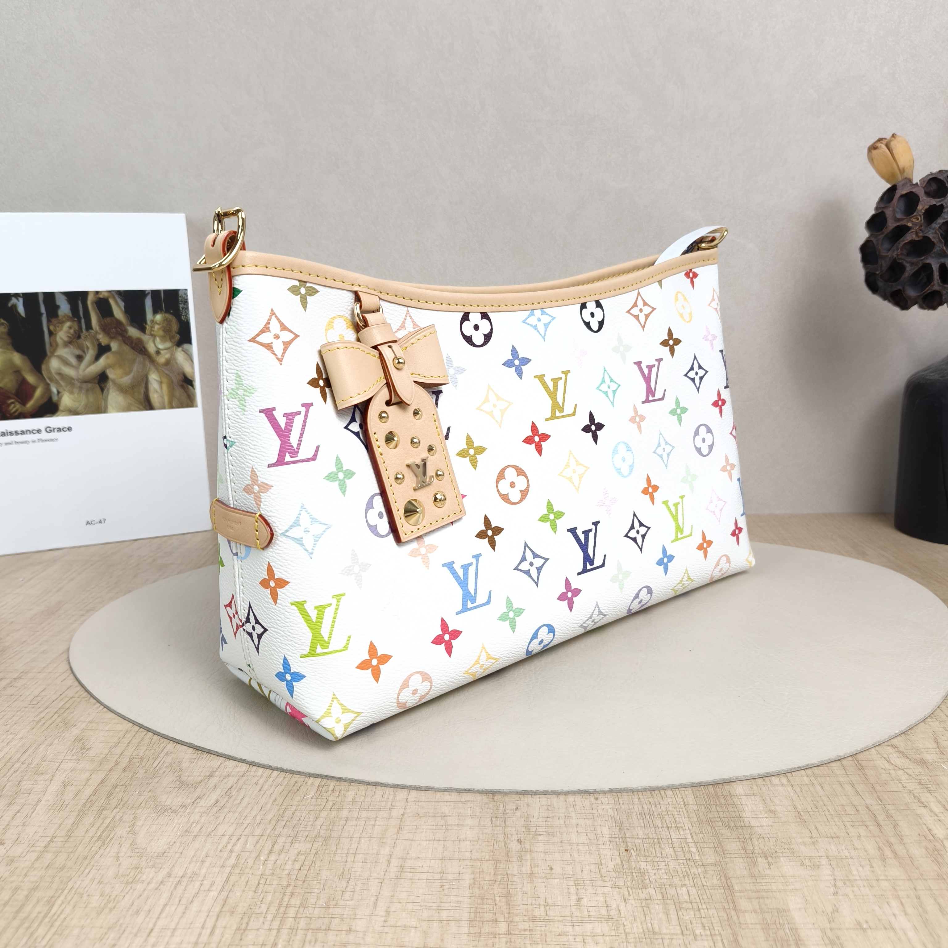 Louis Vuitton Shoulder Bag Carryall East West Multicolore PVC36 × 10 × 19 cm — cover view 4 of 6