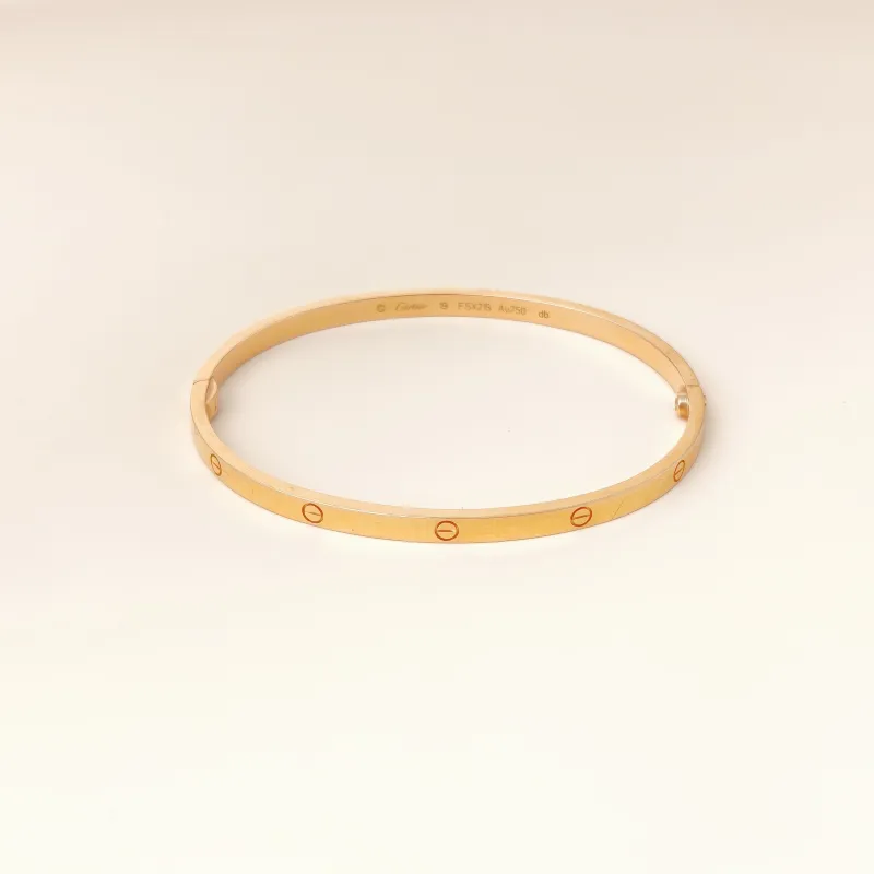 CARTIER Bangle Love Collection Bangle 18k Small Edition 19
