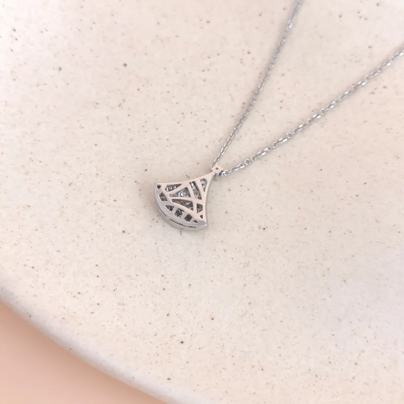 Bvlgari Necklace DIVAS’ DREAM Collection Pavé Diamond White Gold 18KW hite Gold Diamond Small 43cm — cover view 3 of 6