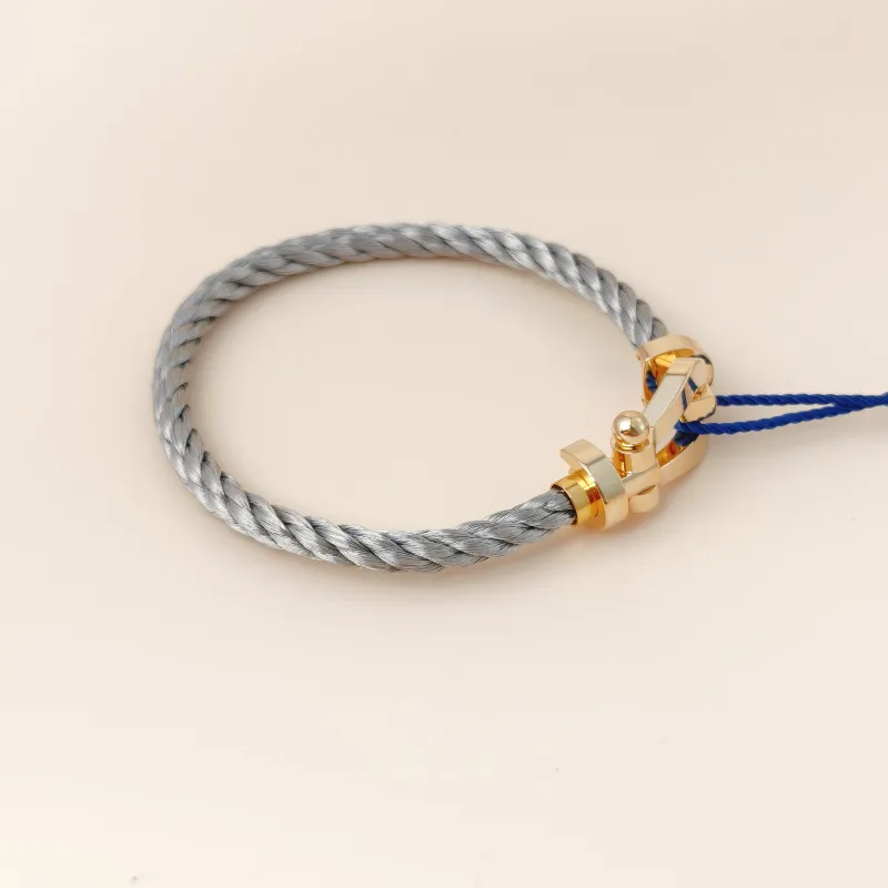 FRED Bracelet Force 10 Collection Bracelet Gold 18KY ellow Gold Large 2.6*1.4cm — cover view 11 of 11