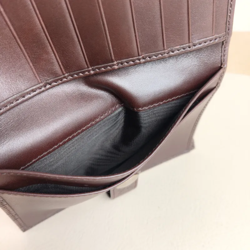 GUCCI Wallet Wallet Brown Calfskin One Size11 × 1.5 × 15.5 cm — detail view 7 of 7