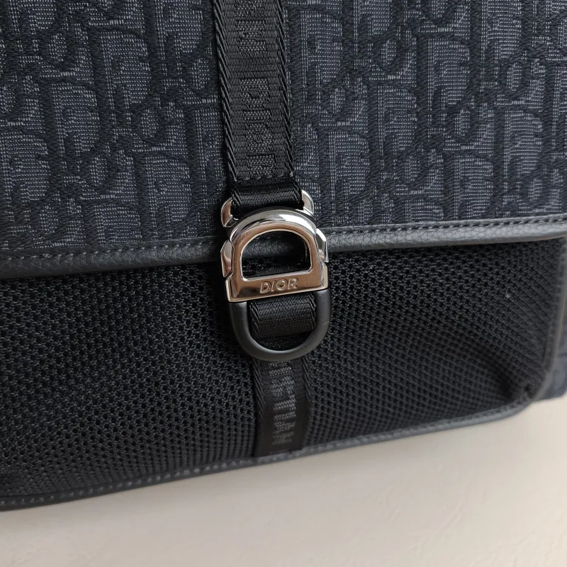 DIOR Backpack Black Canvas 32.5*13.5**42 — detail view 6 of 11