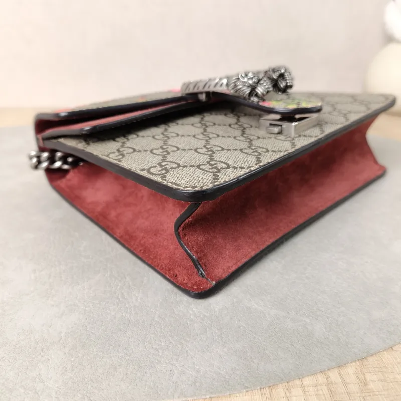 GUCCI Crossbody Bag Dionysus Monogram PVC Mini 20 × 5 × 15.5 cm — detail view 7 of 16