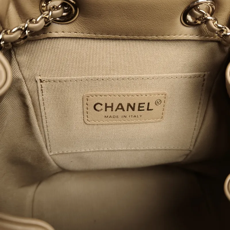 Chanel Backpack Duma Taupe Calfskin Small18 × 12 × 18.5 cm — detail view 6 of 13