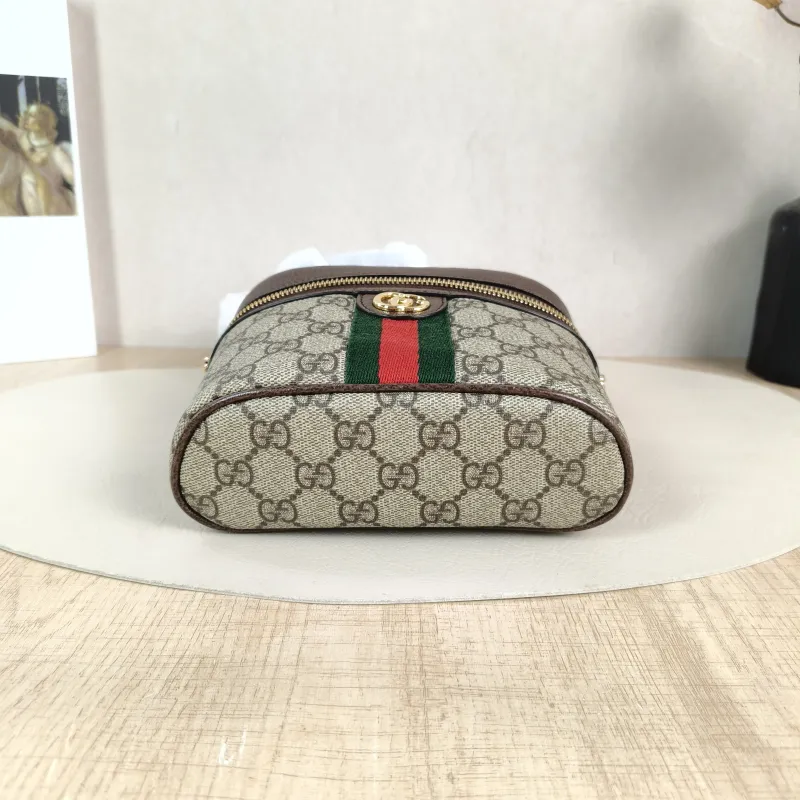 GUCCI Crossbody Bag ophidia Belt Bag Monogram PVC One Size 17 × 6 × 13 cm — cover view 5 of 6