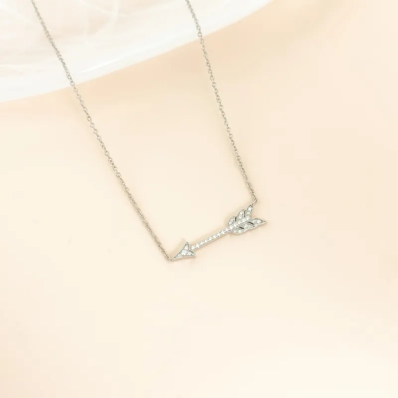 Tiffany&Co. Necklace Arrow Necklace Gold Diamond 950One Size40cm — cover view 6 of 8