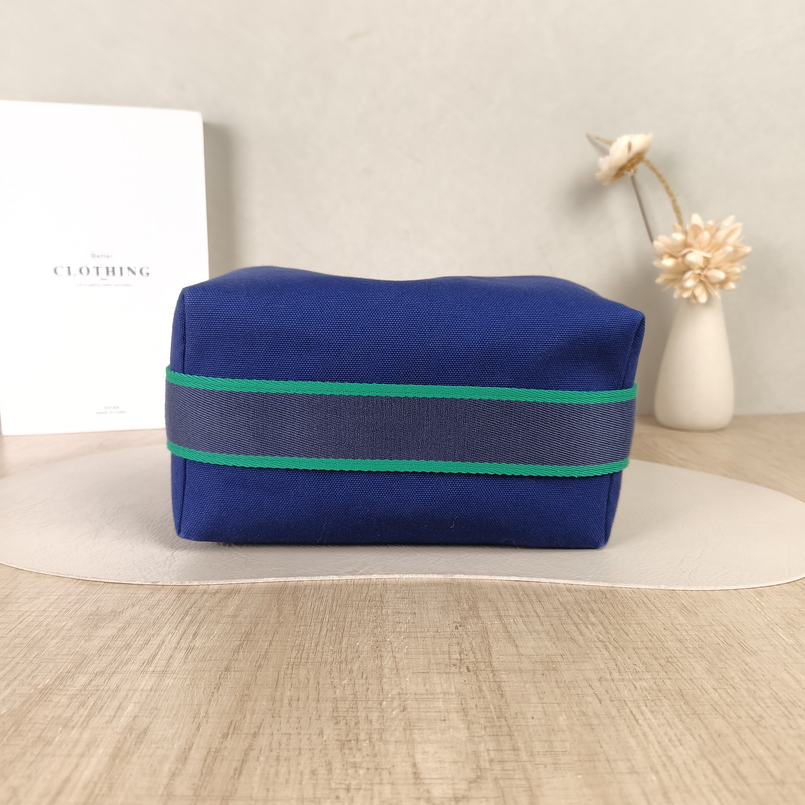 Hermès Top Handle Bagbride-a-brac Blue Canvas Small21 × 12 × 17 cm — cover view 2 of 5