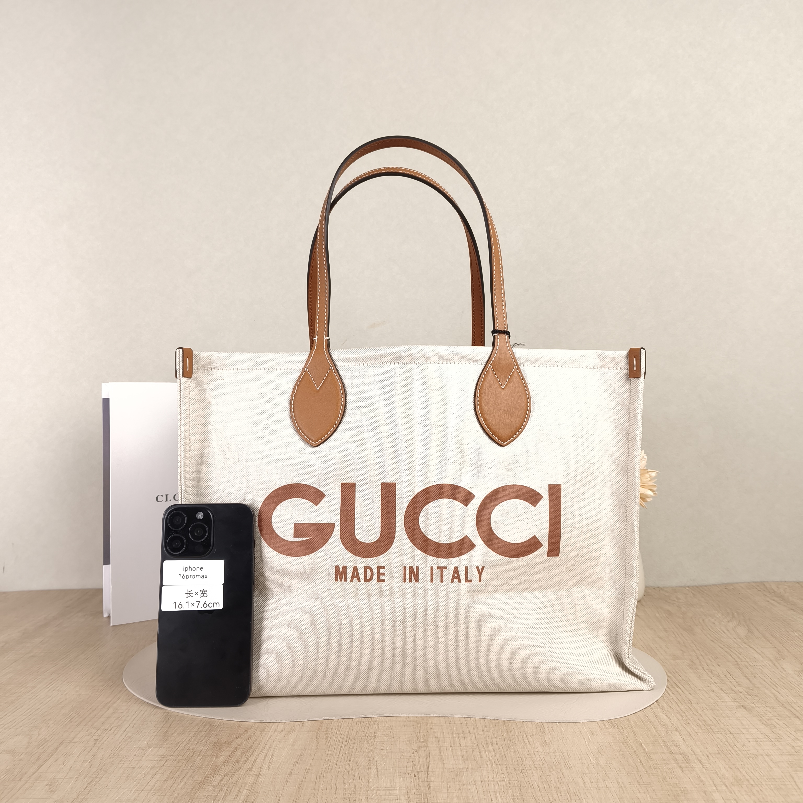 GUCCI Top Handle Bag Tote Bagtote Colorblock Canvas, Medium41.5 × 18.5 × 29 cm — cover view 2 of 5