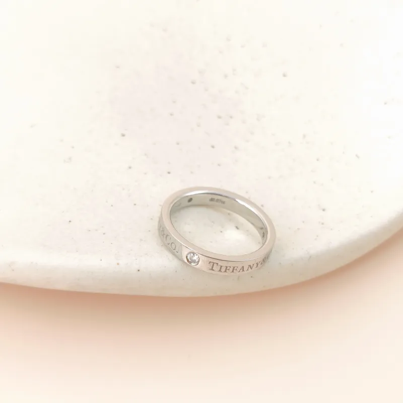 Tiffany&Co. Ring T&CO Silver PT950Diamond One Size 49 — cover view 2 of 9