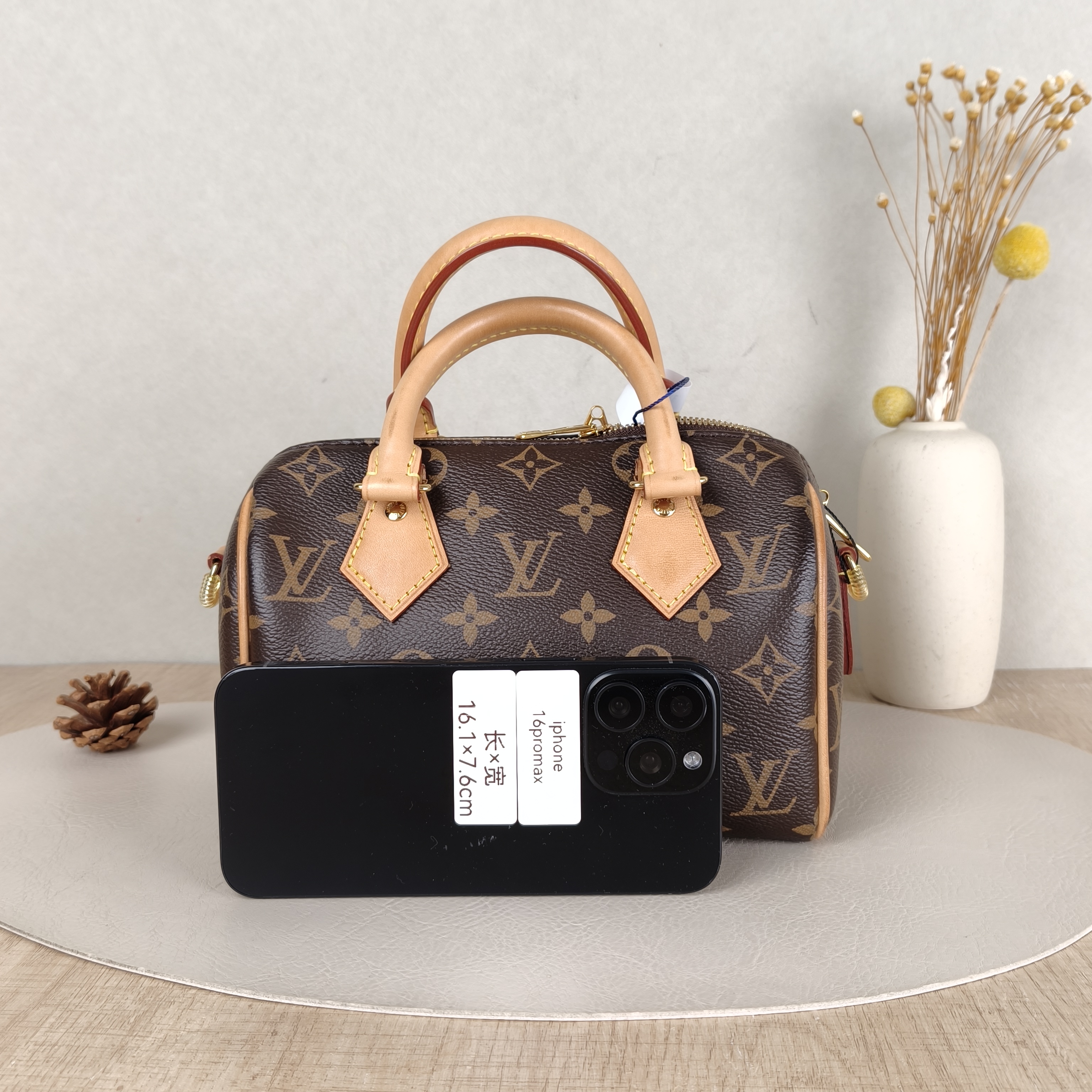 Louis Vuitton Crossbody Bag Speedy20 Shoulder Strap PVC Small20.5 × 12 × 13.5 cm — cover view 6 of 6