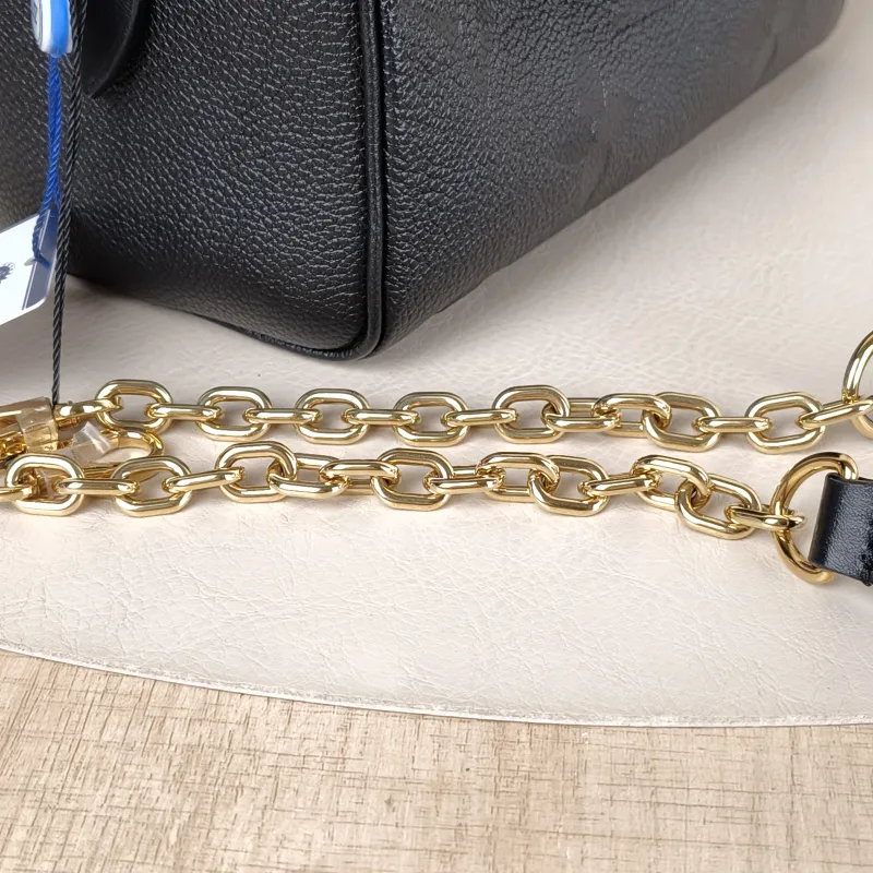 Louis Vuitton Crossbody Bag Speedy20 Black Monogram Empreinte Embossed Calfskin Small 20.5 × 12 × 13.5 cm — detail view 1 of 13