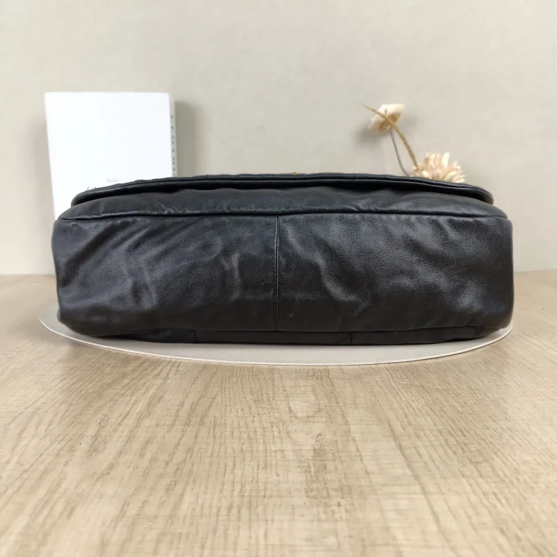 SAINT LAURENT Crossbody Bag JAMIE Black SL ambskin Large43 × 9 × 29 cm — cover view 4 of 8