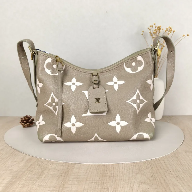 Louis Vuitton Crossbody Bag Carryall Calfskin Small29.5 × 12 × 24 cm