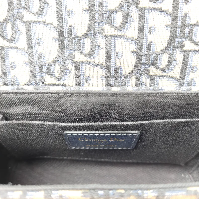 DIOR Crossbody Bag 30Montaigne 30 Box Box Blue Canvas Mini 17.5 × 5 × 11.5 cm — detail view 11 of 11