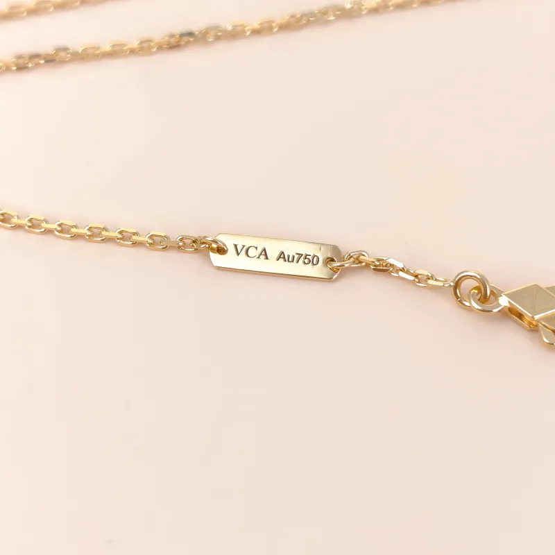 Van Cleef & Arpels Necklace Alhambra Alhambra Collection Necklace 18KY ellow Gold Vintage Small41cm — cover view 8 of 11