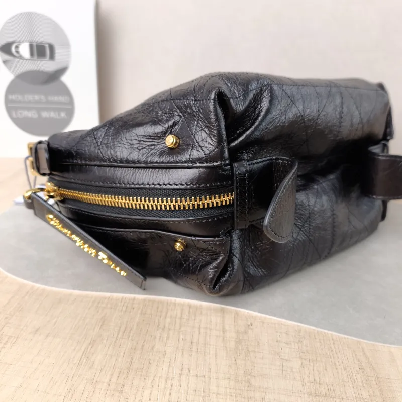 DIOR Shoulder Bag D-Journey Shoulder Bag Hobo Black Calfskin Medium 33 × 15 × 16 cm — detail view 11 of 15