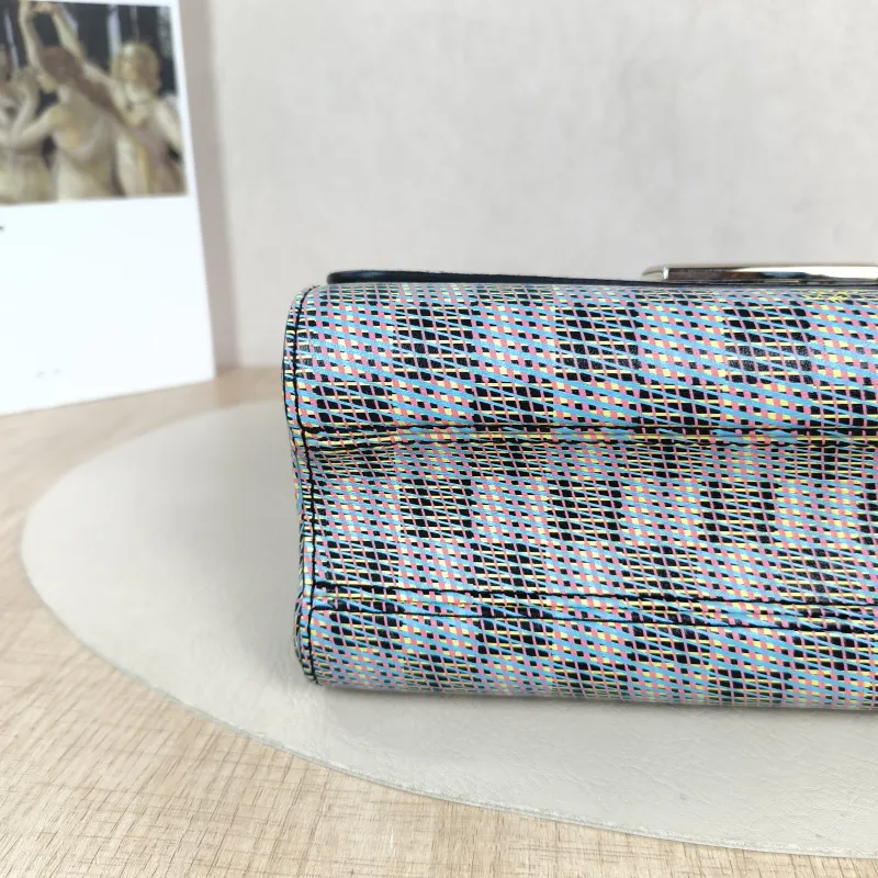Louis Vuitton Crossbody Bag Twist Blue PVC Medium 23 × 9.5 × 17 cm — detail view 3 of 12