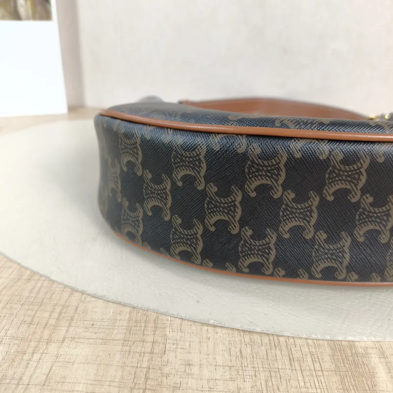 CELINE Shoulder Bag AVA TRIOMPHE Monogram PVC Medium 22 × 7.5 × 17 cm — detail view 4 of 10
