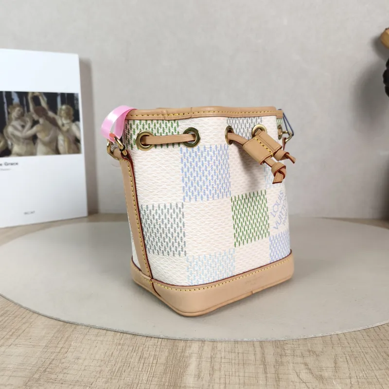 Louis Vuitton Shoulder Bag NANO NOÉ Bucket Bag Nano Colorblock PVC nano 13 × 10 × 16 cm — cover view 5 of 6