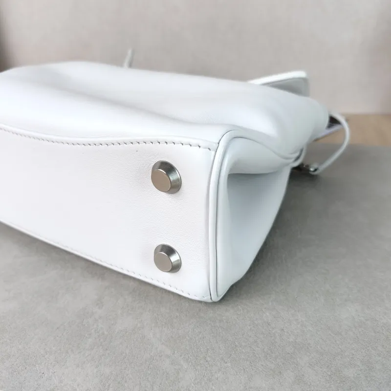 BALENCIAGA Crossbody Bag RODEO White Calfskinmini23 × 10 × 17 cm — detail view 3 of 16