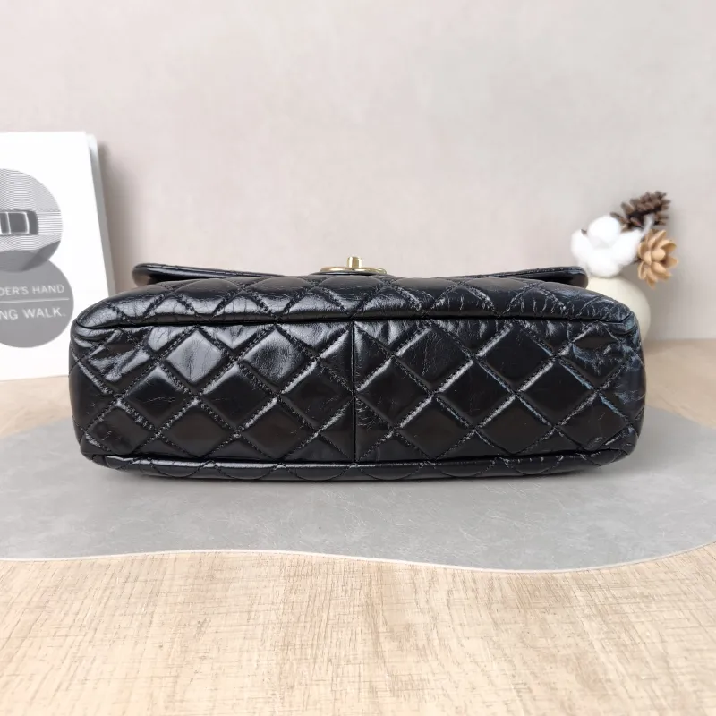 Chanel Top Handle Bag Top Handle Bag Black Calfskin 30 × 8 × 17.5 cm 19 — cover view 5 of 5