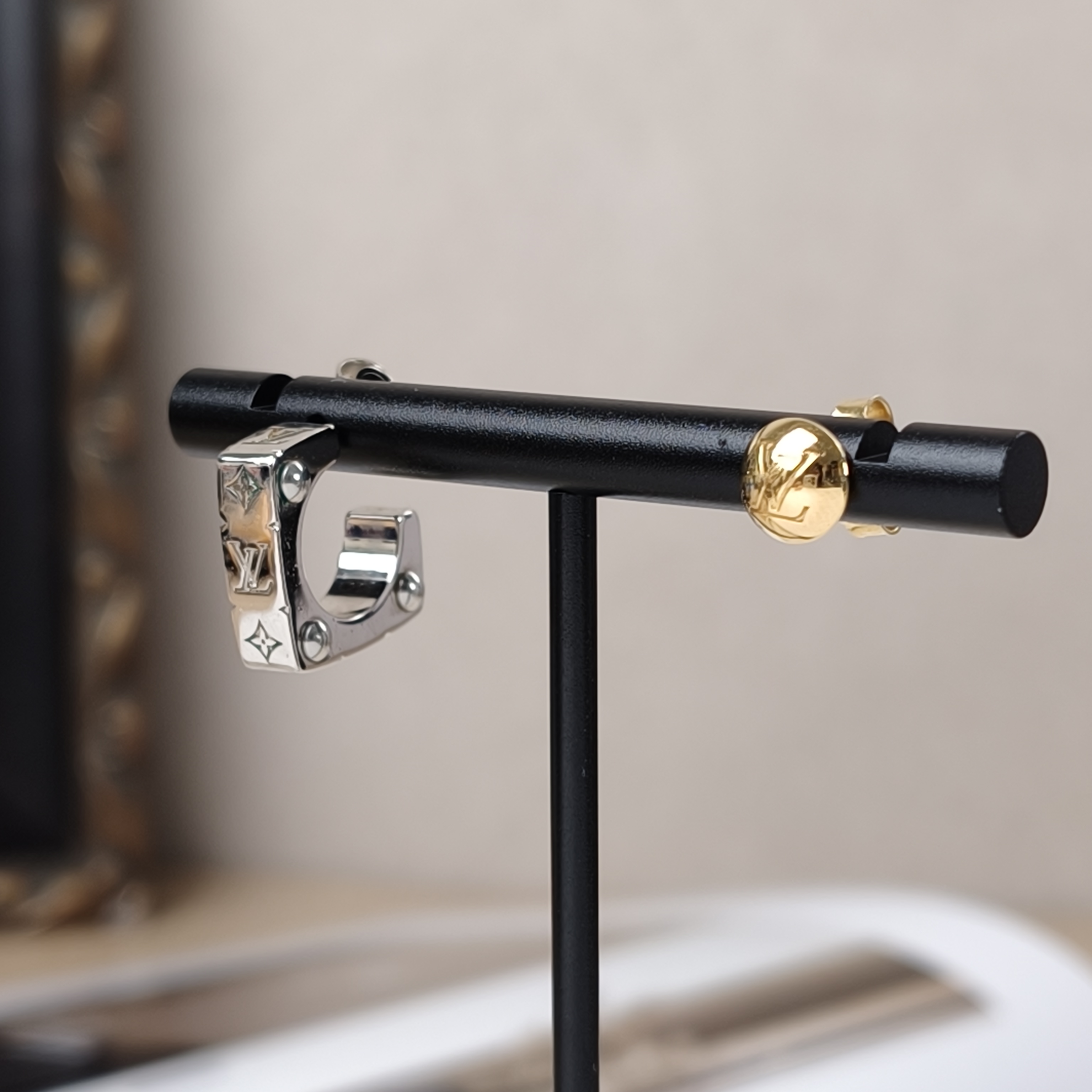 Louis Vuitton Earrings Earrings Gold · Silver One Size — cover view 6 of 9