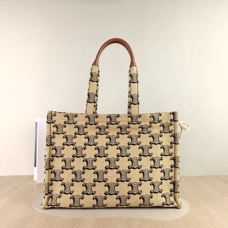 CELINE Shoulder Bag CABAS THAIS Shopping Tote Large 40 × 16 × 30 cm — cover view 3 of 4