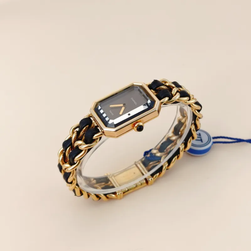 Chanel Watch Première Édition Originale Black with Gold-Tone Hardware Black with Gold-Tone Hardware One Size 26.1*20 L — cover view 7 of 9