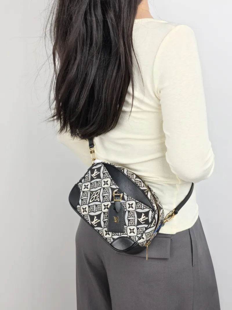 Louis Vuitton Crossbody Bag Deauville Camera Bag 1854 Calfskin Mini 21 × 7 × 16 cm — on-model view 2 of 2