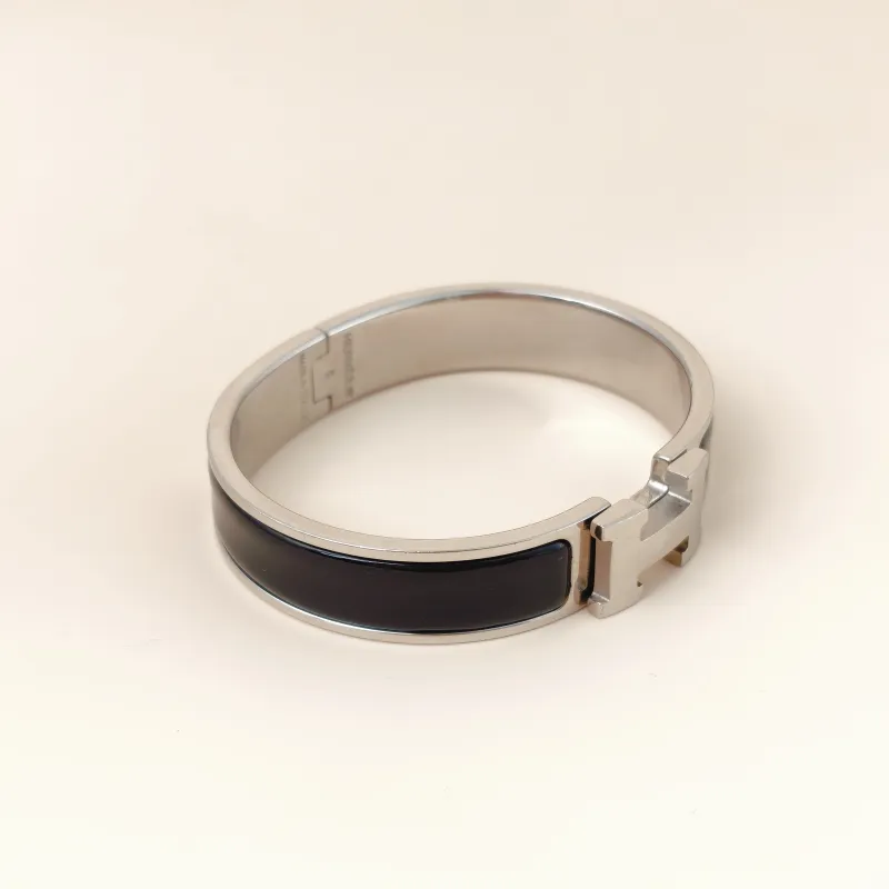 Hermès Bangle Clic HB angle Black 15.5cm — cover view 3 of 9